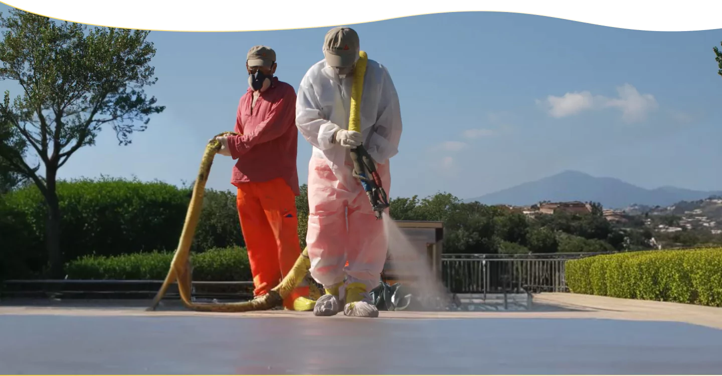 POLYUREA PLAZA DECK WATERPROOFING