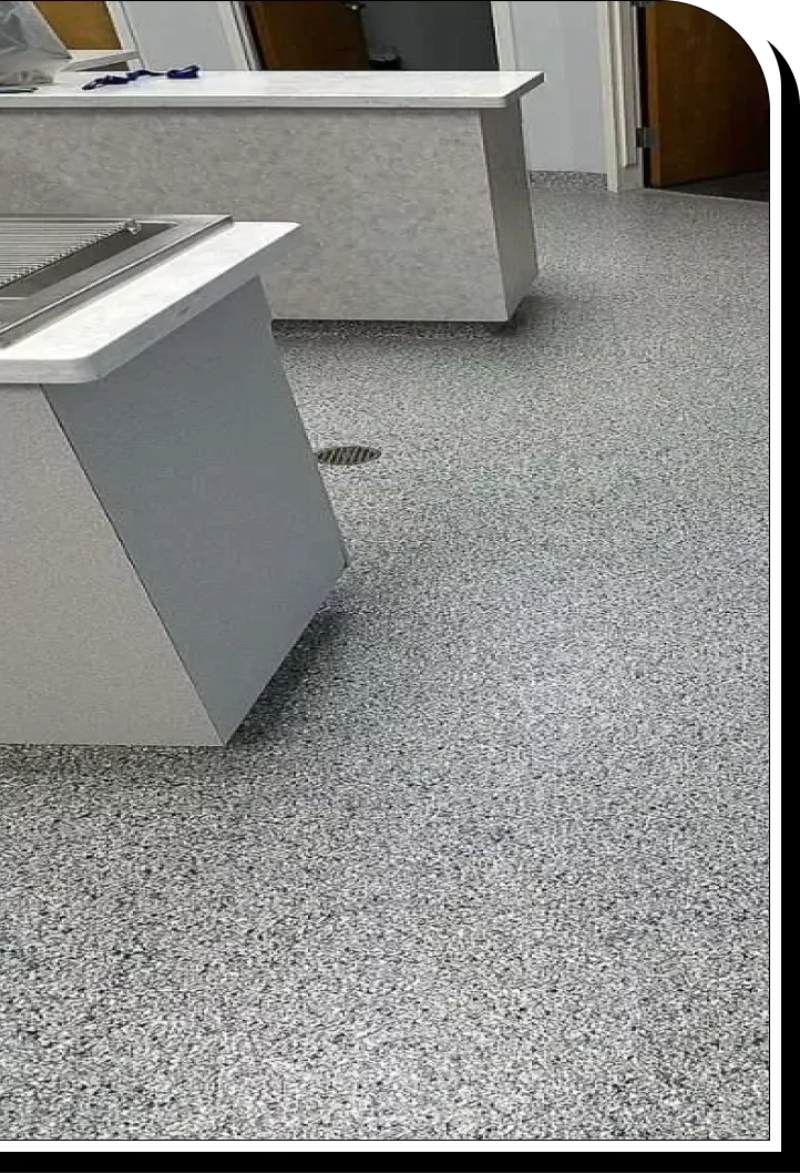 Healthcare floor coatings