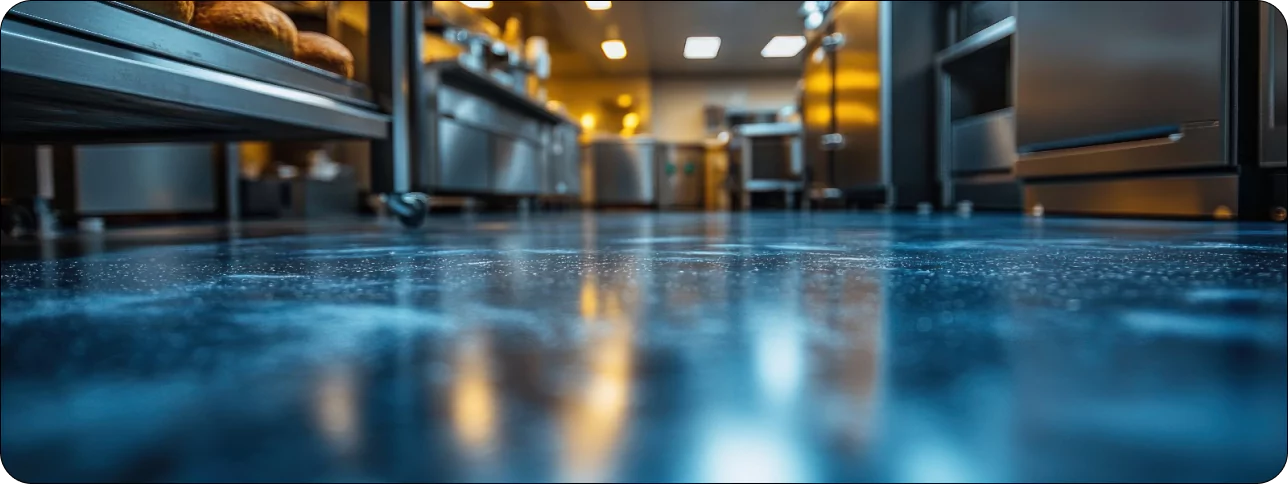 Floors in healthcare and food service