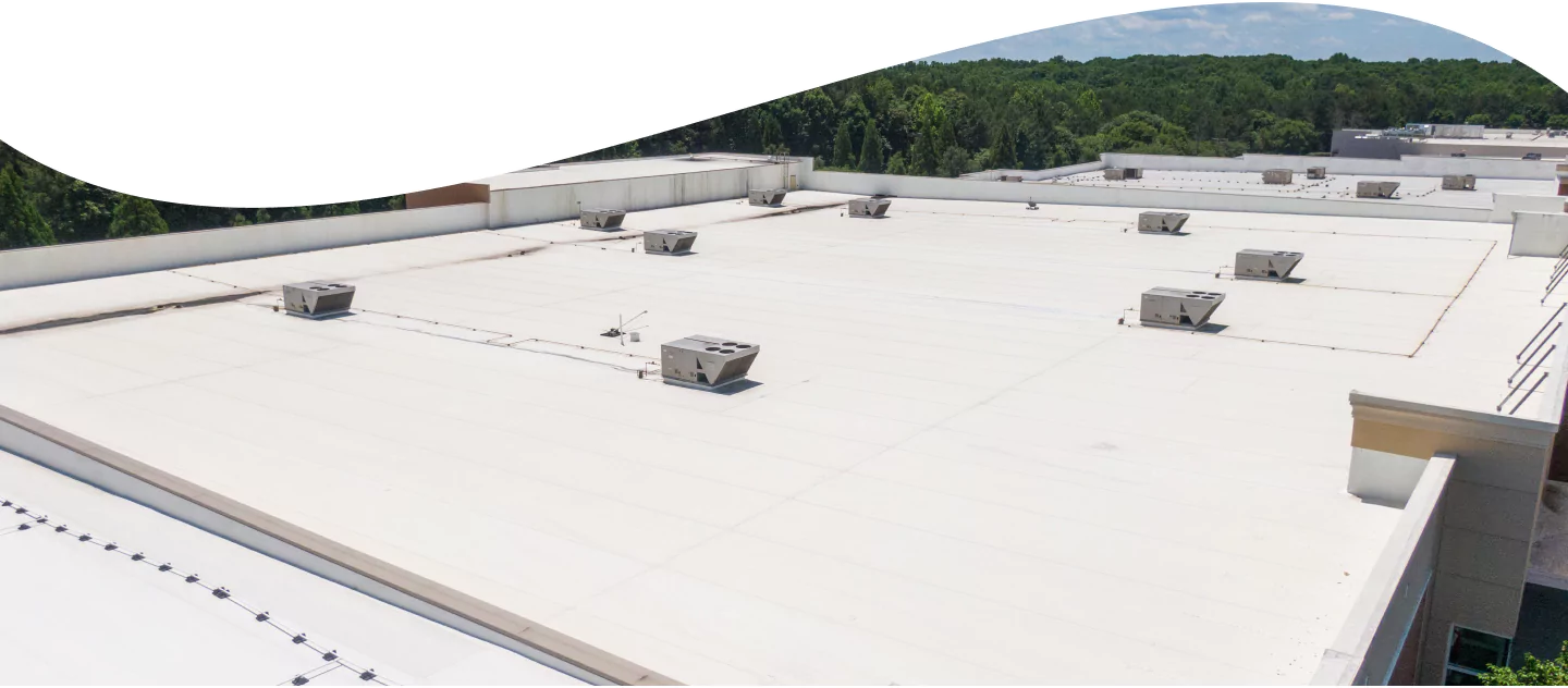 Flat Roof with Rooftop Equipment