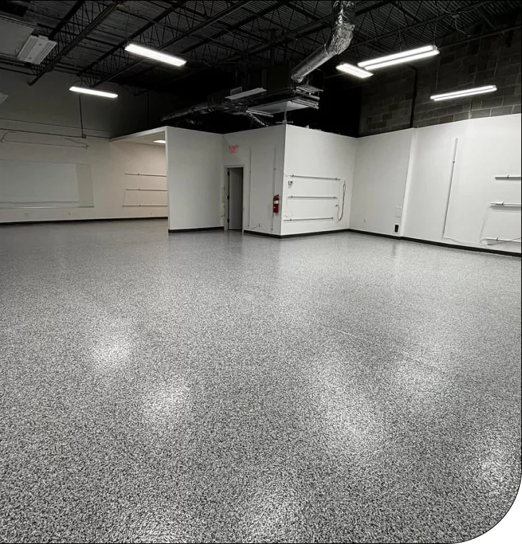Industrial Epoxy-Coated Flooring in a Modern Facility