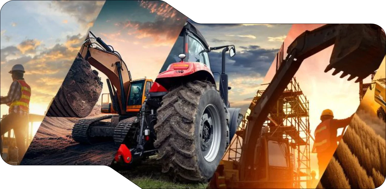Construction, agriculture, and industrial machines
