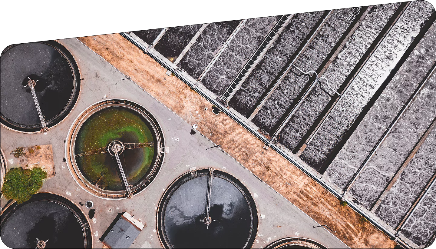 Municipal Wastewater Opportunities 1 Aerial View of a Wastewater Treatment Plant