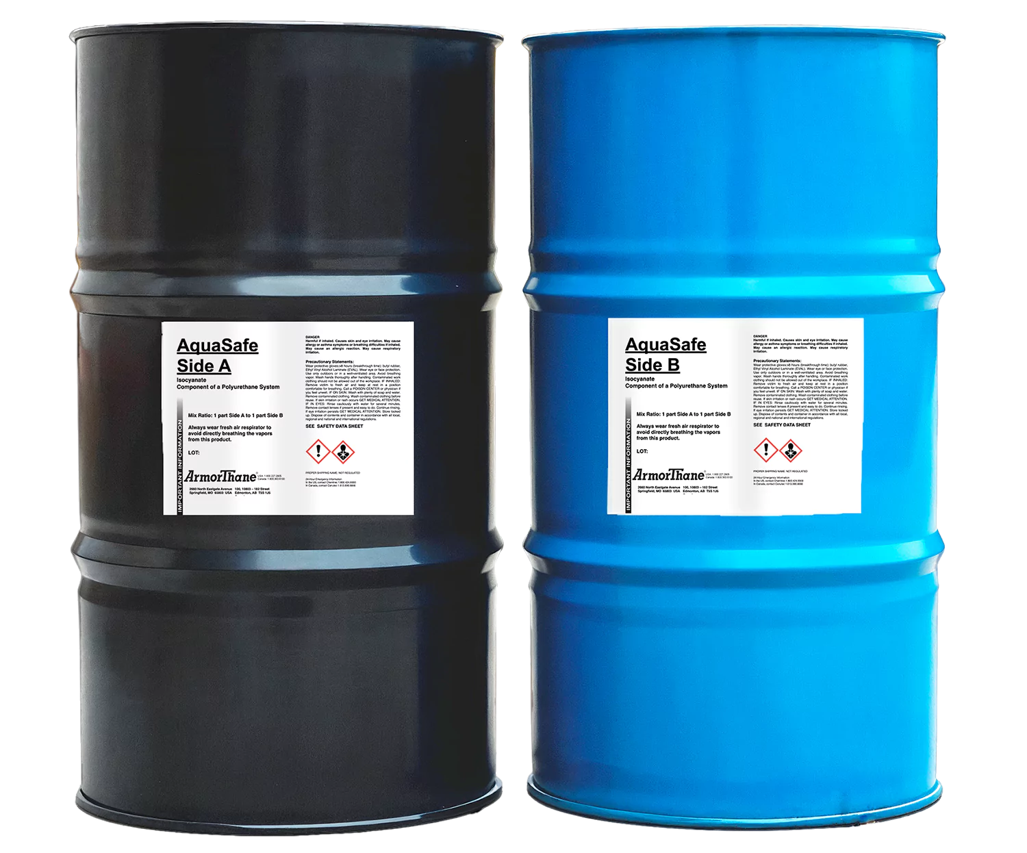 aquasafe drums ArmorThane Coating