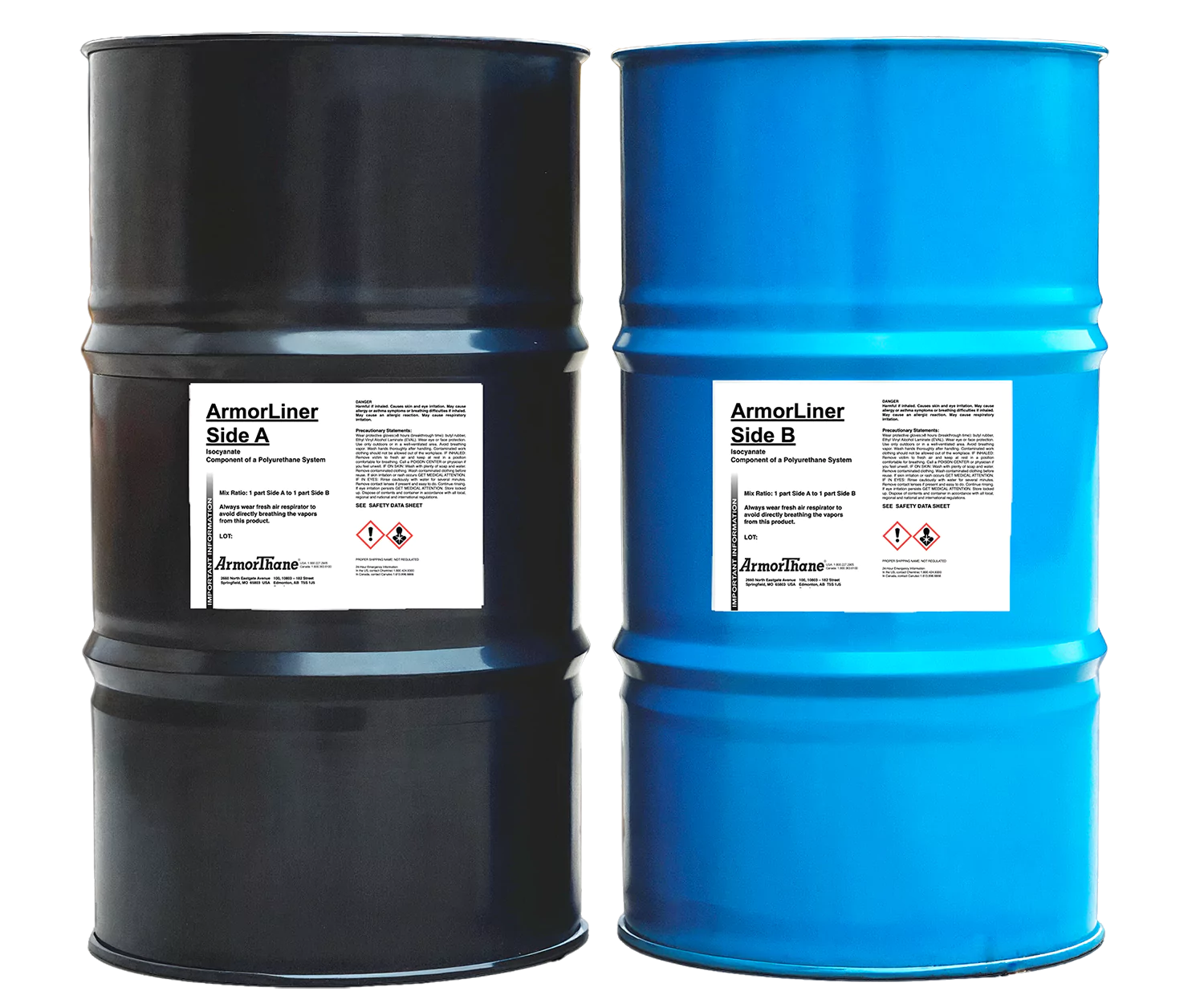armorliner drums ArmorThane Coating