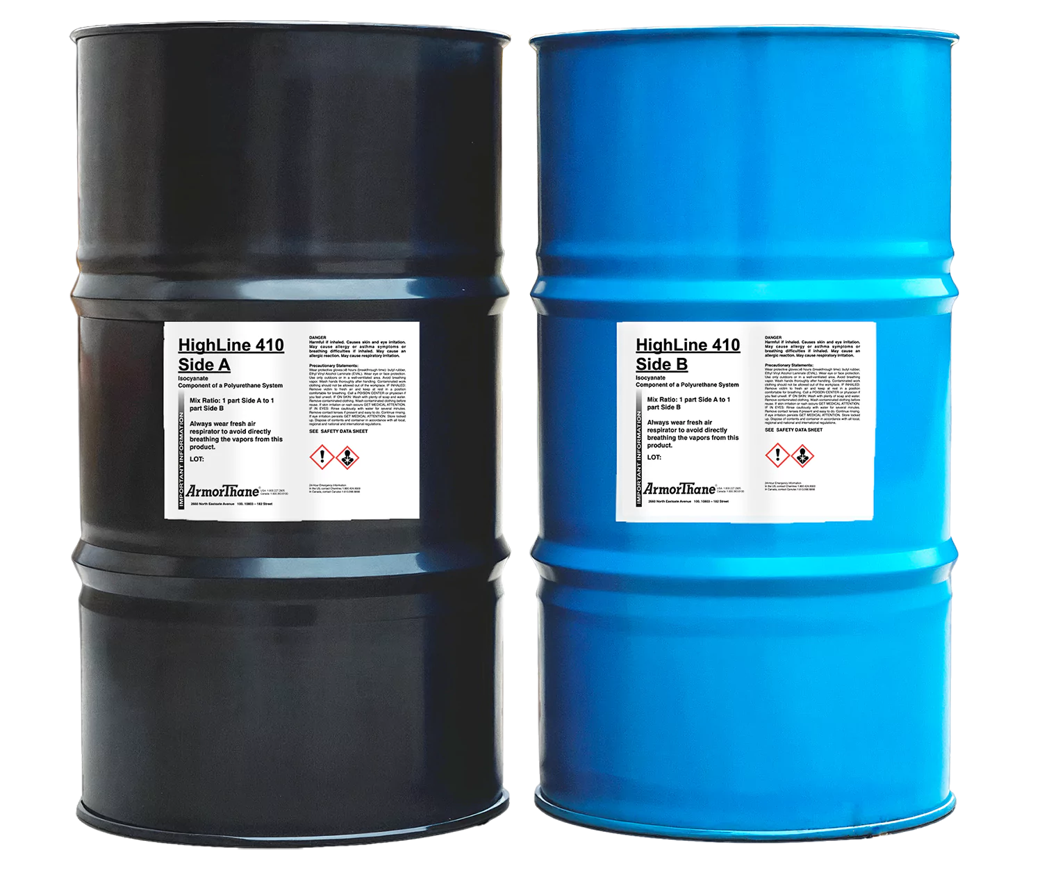 highline410 drum ArmorThane Coating