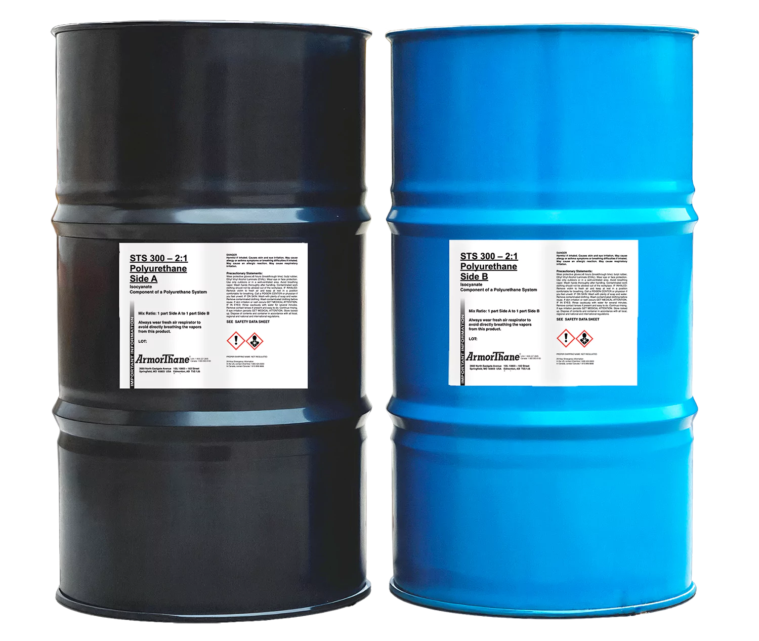 sts300 drums ArmorThane Coating