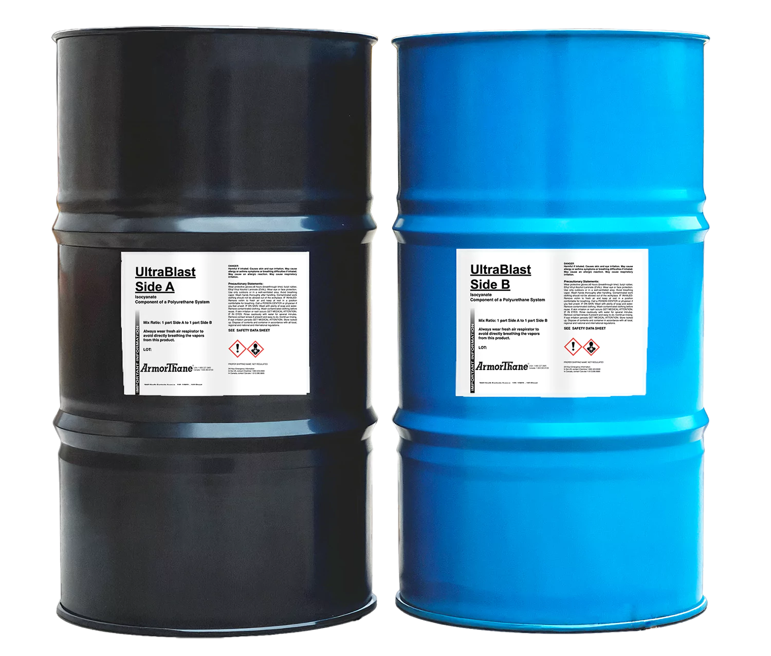 ultrablast drums ArmorThane Coating