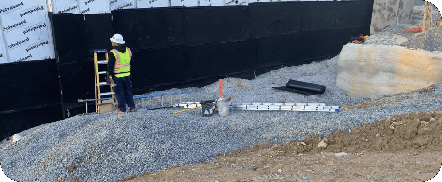 BASEMENT WATERPROOFING PROJECT
